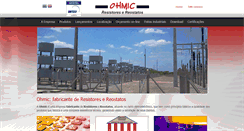 Desktop Screenshot of ohmic.com.br